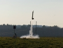 Ed's rocket taking off